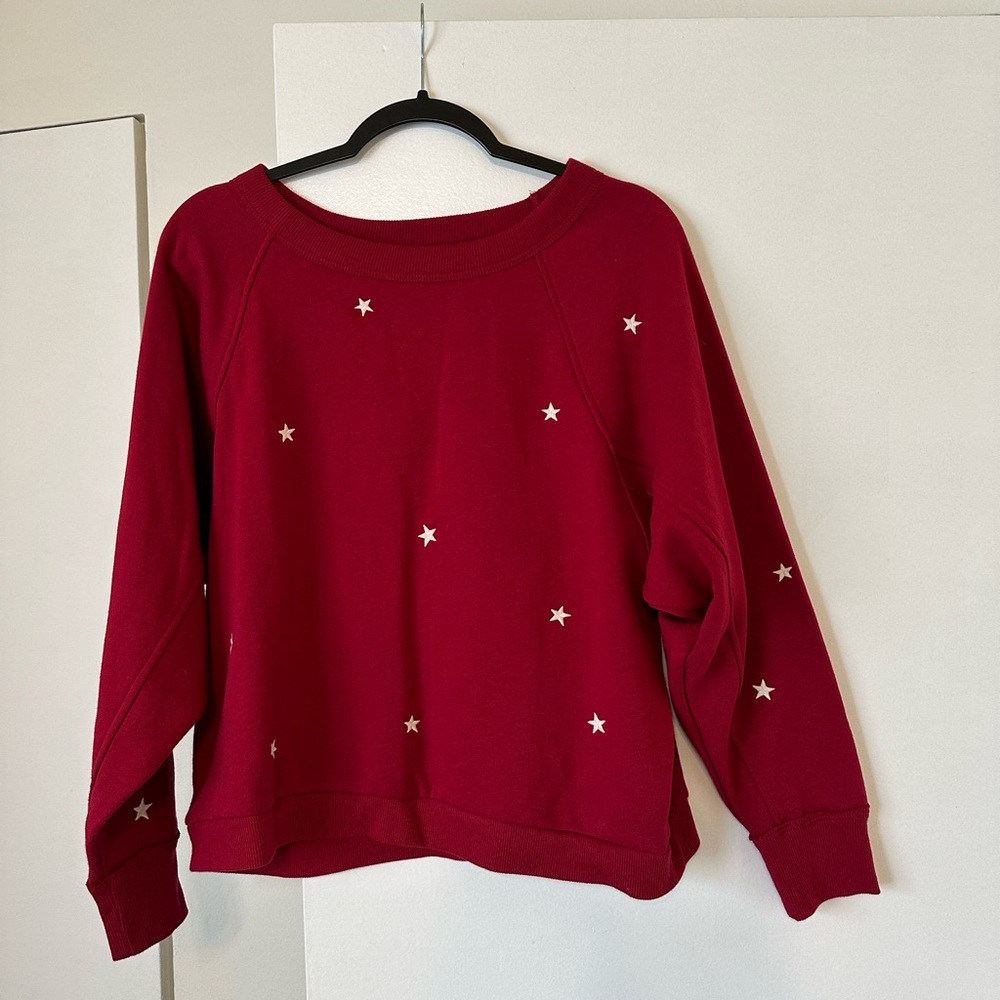 Universal Thread Red Sweatshirt with White Star